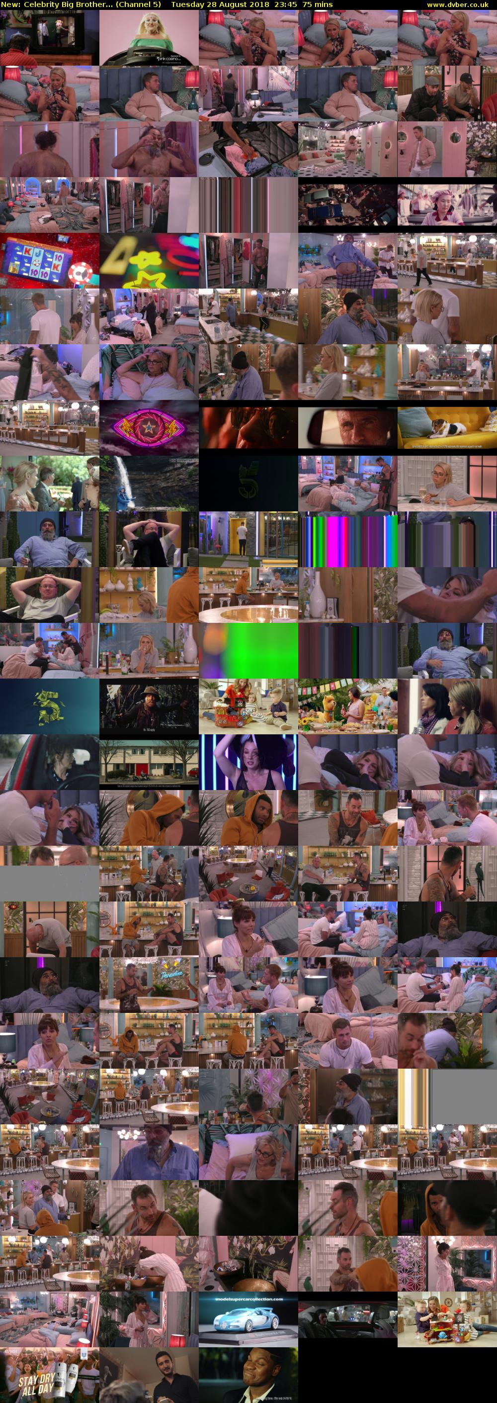 Celebrity Big Brother... (Channel 5) Tuesday 28 August 2018 23:45 - 01:00