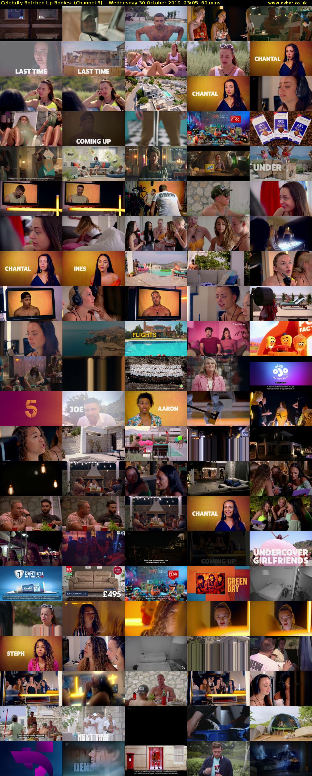 Celebrity Botched Up Bodies  (Channel 5) Wednesday 30 October 2019 23:05 - 00:05