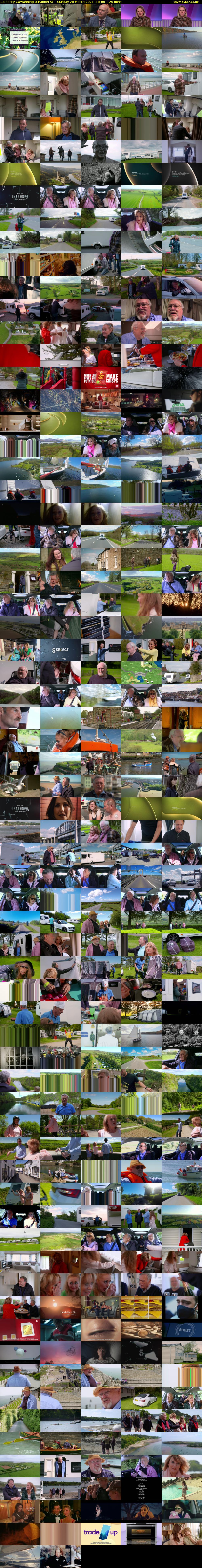 Celebrity Carvanning (Channel 5) Sunday 28 March 2021 18:00 - 20:00