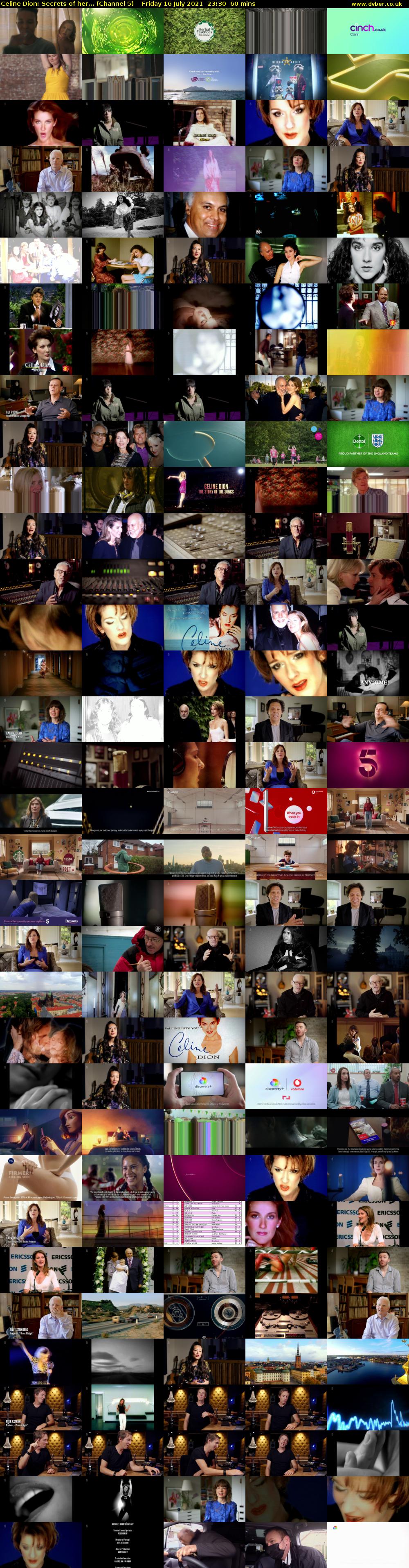 Celine Dion: Secrets of her... (Channel 5) Friday 16 July 2021 23:30 - 00:30