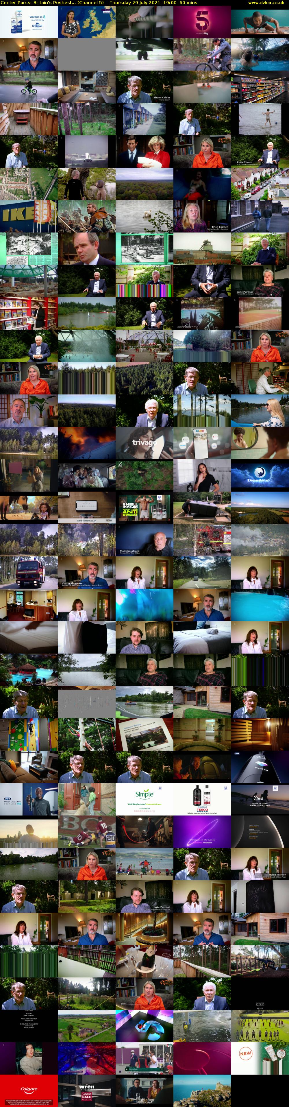 Center Parcs: Britain's Poshest... (Channel 5) Thursday 29 July 2021 19:00 - 20:00