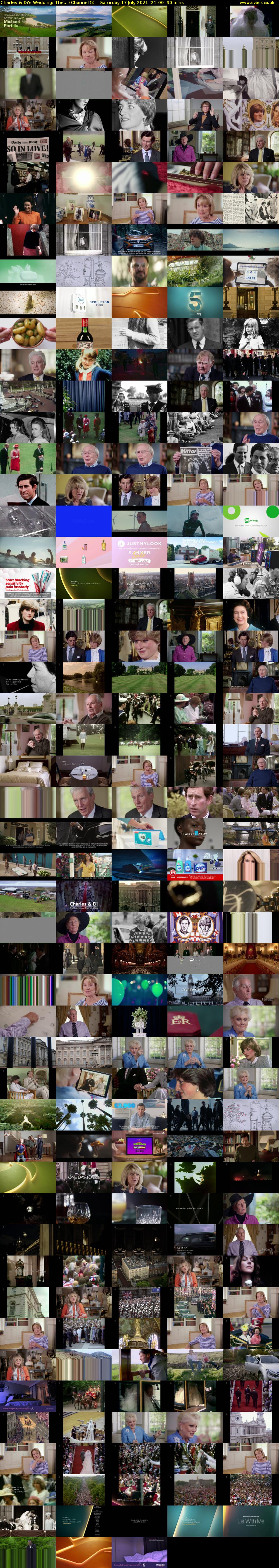 Charles & Di's Wedding: The... (Channel 5) Saturday 17 July 2021 21:00 - 22:30