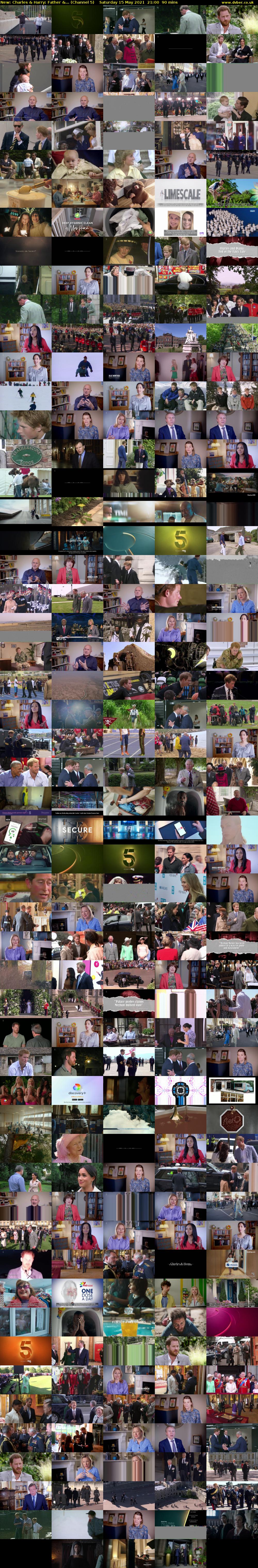 Charles & Harry: Father &... (Channel 5) Saturday 15 May 2021 21:00 - 22:30