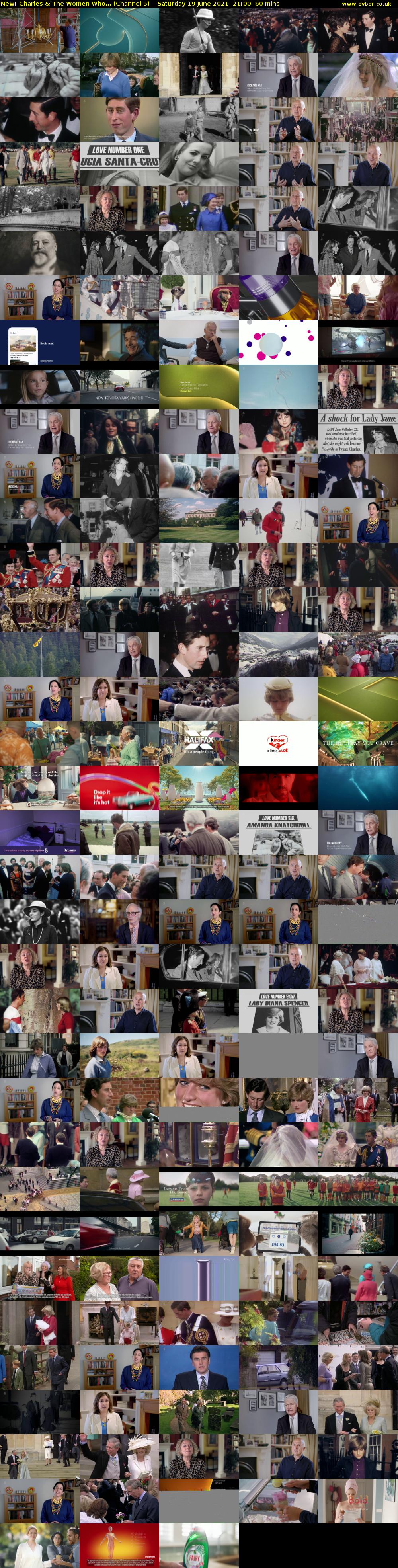 Charles & The Women Who... (Channel 5) Saturday 19 June 2021 21:00 - 22:00