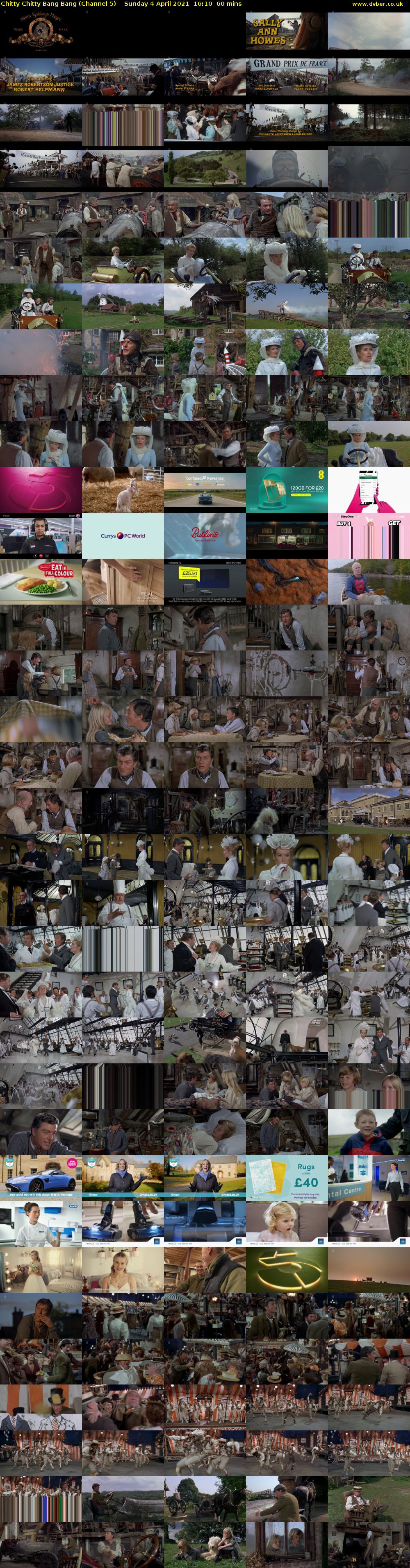 Chitty Chitty Bang Bang (Channel 5) Sunday 4 April 2021 16:10 - 17:10