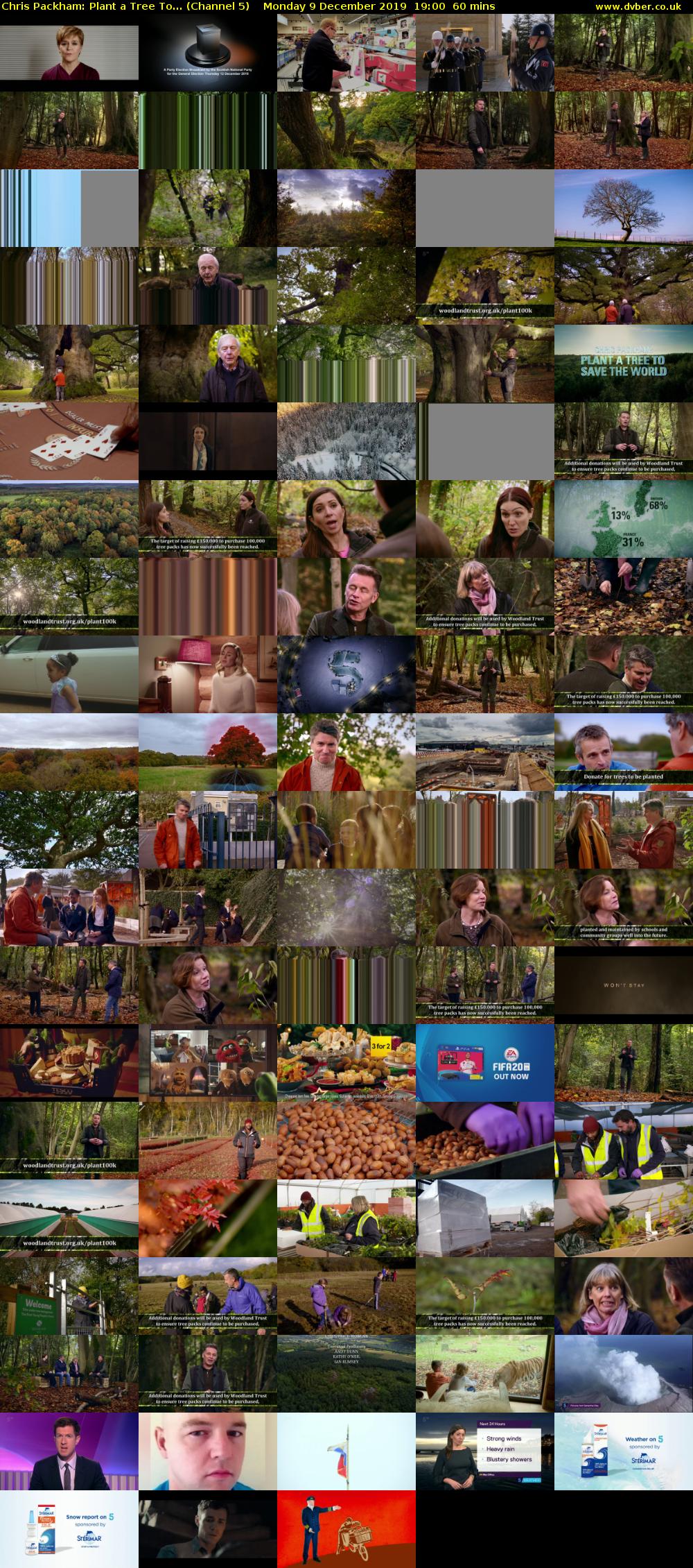 Chris Packham: Plant a Tree To... (Channel 5) Monday 9 December 2019 19:00 - 20:00