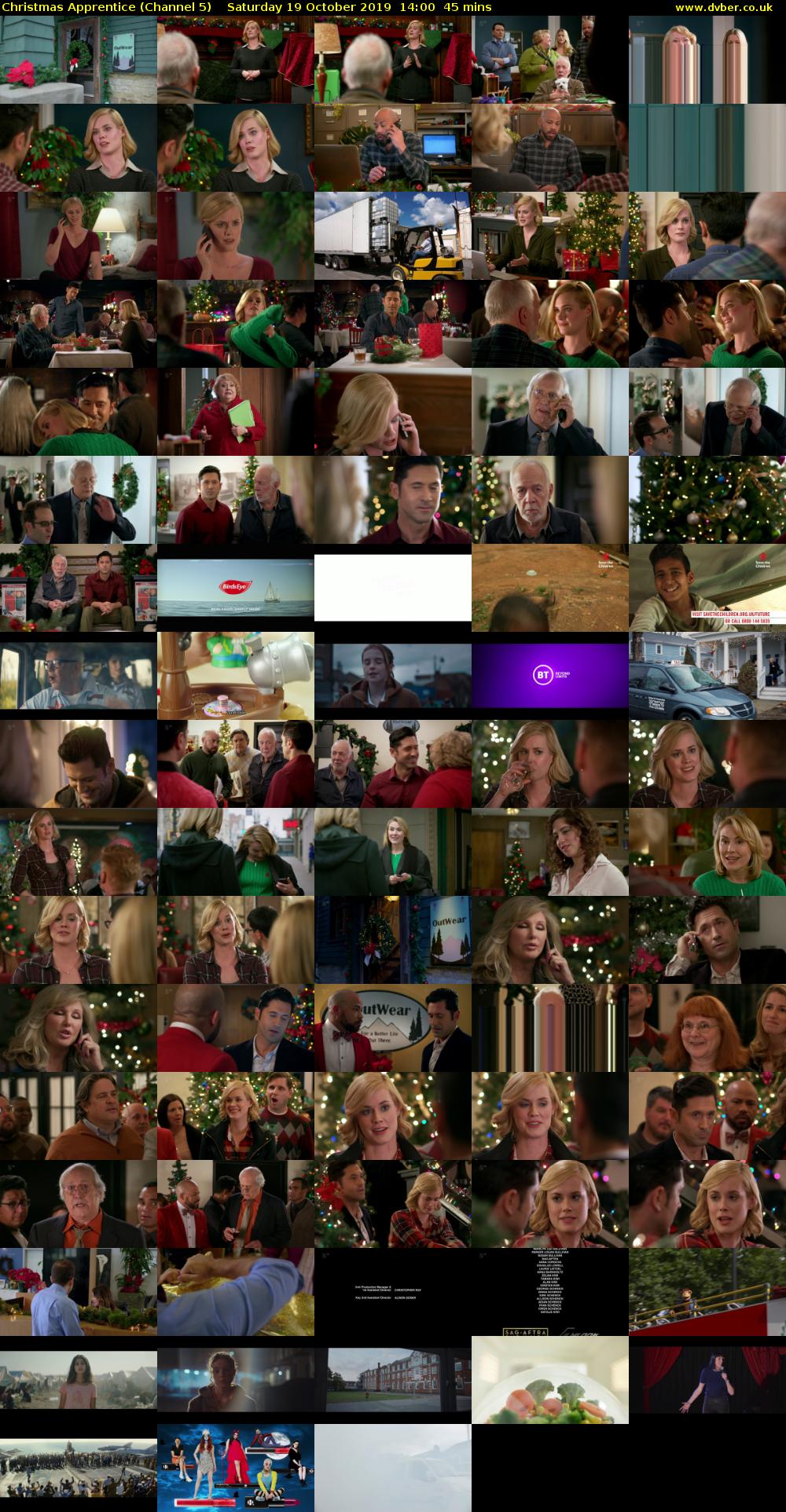 Christmas Apprentice (Channel 5) Saturday 19 October 2019 14:00 - 14:45
