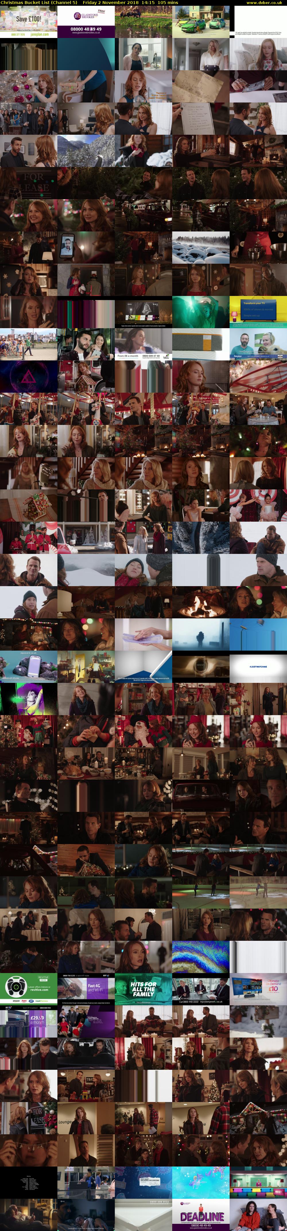 Christmas Bucket List (Channel 5) Friday 2 November 2018 14:15 - 16:00