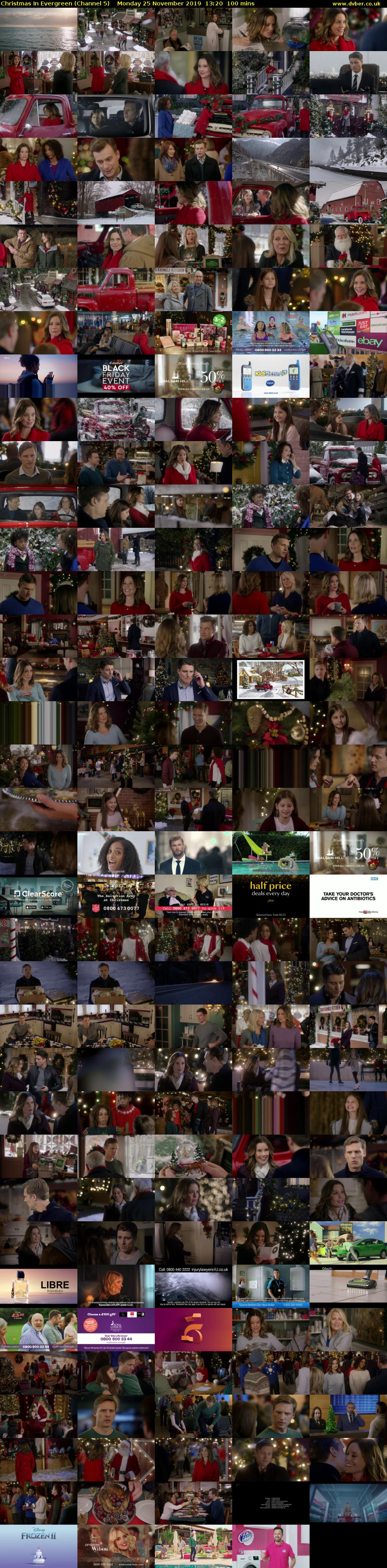 Christmas In Evergreen (Channel 5) Monday 25 November 2019 13:20 - 15:00