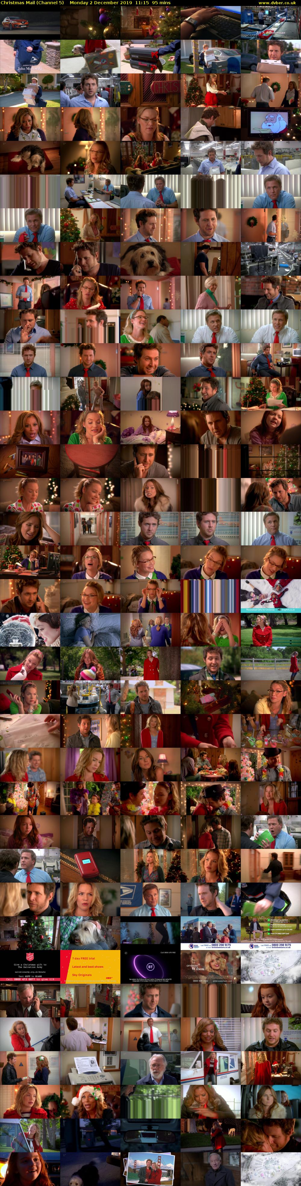 Christmas Mail (Channel 5) Monday 2 December 2019 11:15 - 12:50