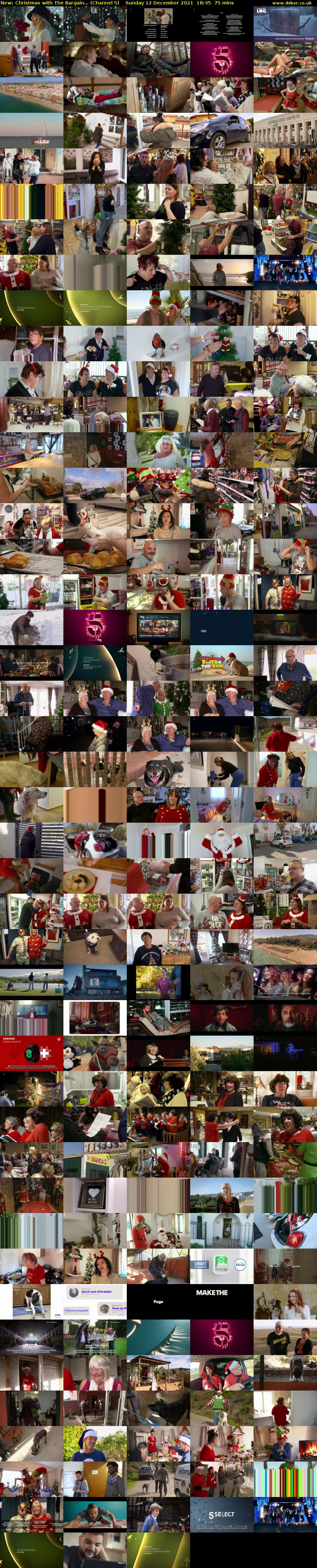 Christmas with The Bargain... (Channel 5) Sunday 12 December 2021 18:45 - 20:00