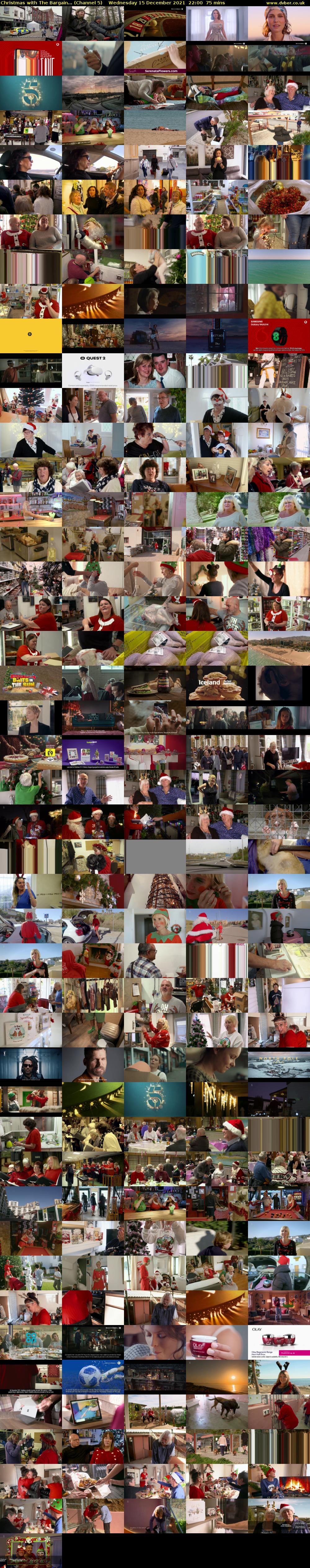 Christmas with The Bargain... (Channel 5) Wednesday 15 December 2021 22:00 - 23:15