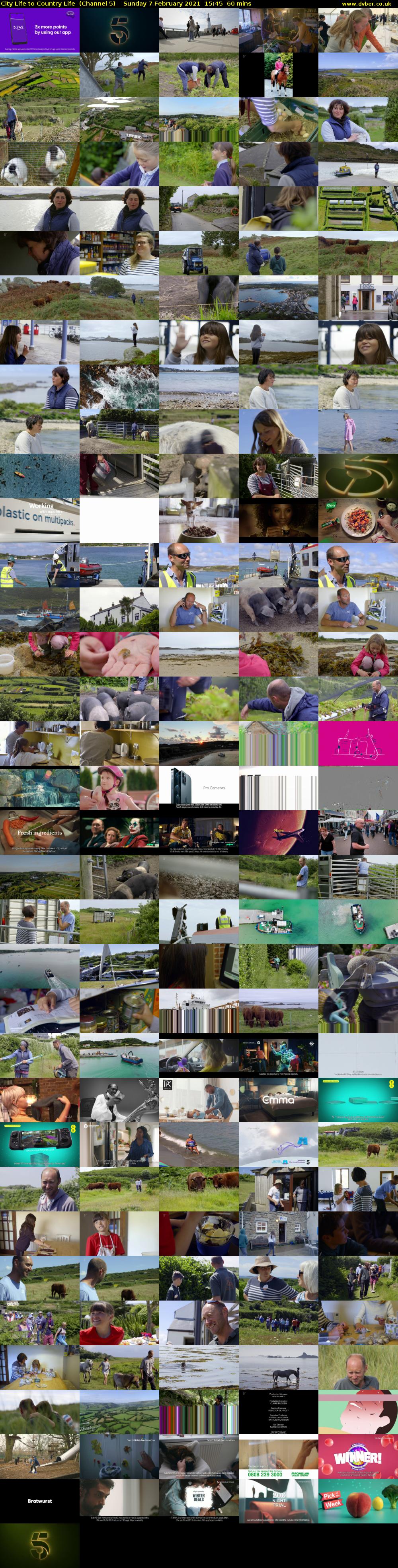 City Life to Country Life  (Channel 5) Sunday 7 February 2021 15:45 - 16:45
