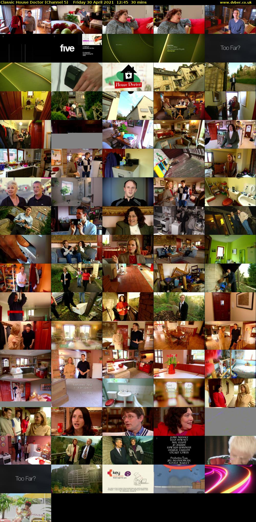 Classic House Doctor (Channel 5) Friday 30 April 2021 12:45 - 13:15