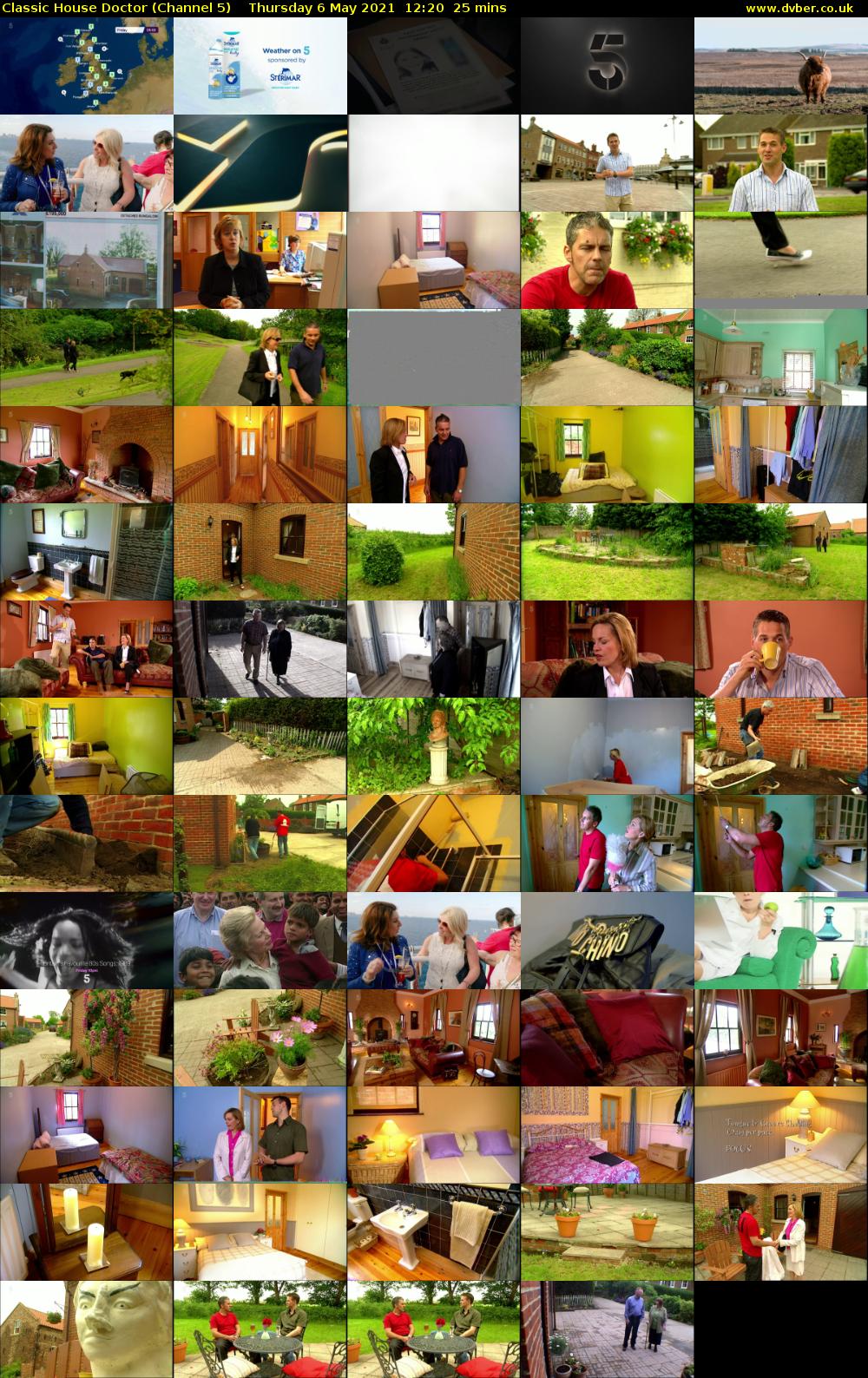Classic House Doctor (Channel 5) Thursday 6 May 2021 12:20 - 12:45