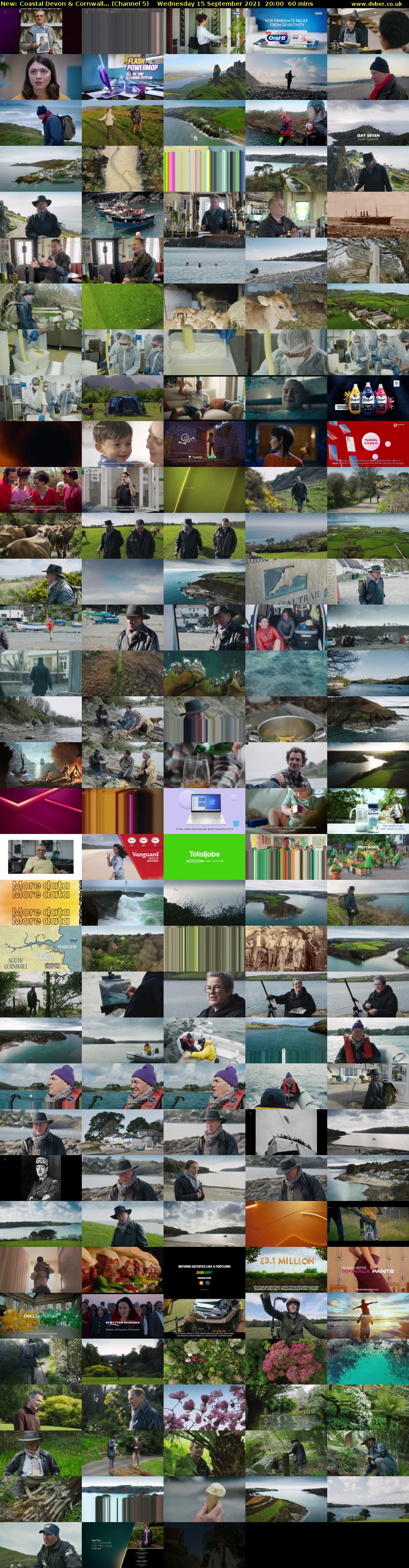Coastal Devon & Cornwall... (Channel 5) Wednesday 15 September 2021 20:00 - 21:00