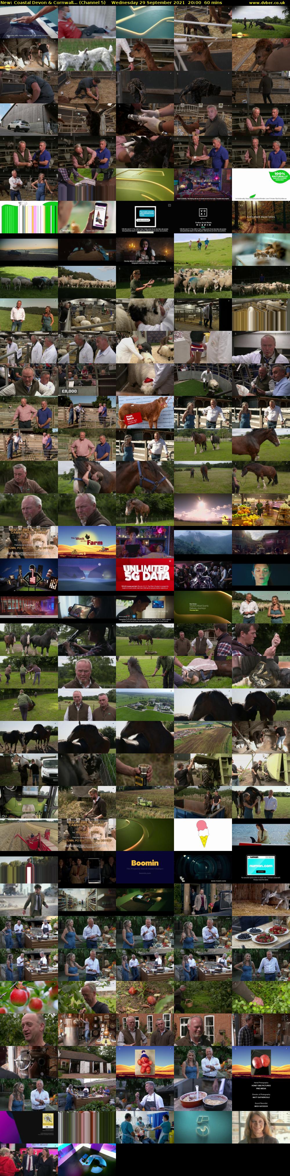 Coastal Devon & Cornwall... (Channel 5) Wednesday 29 September 2021 20:00 - 21:00