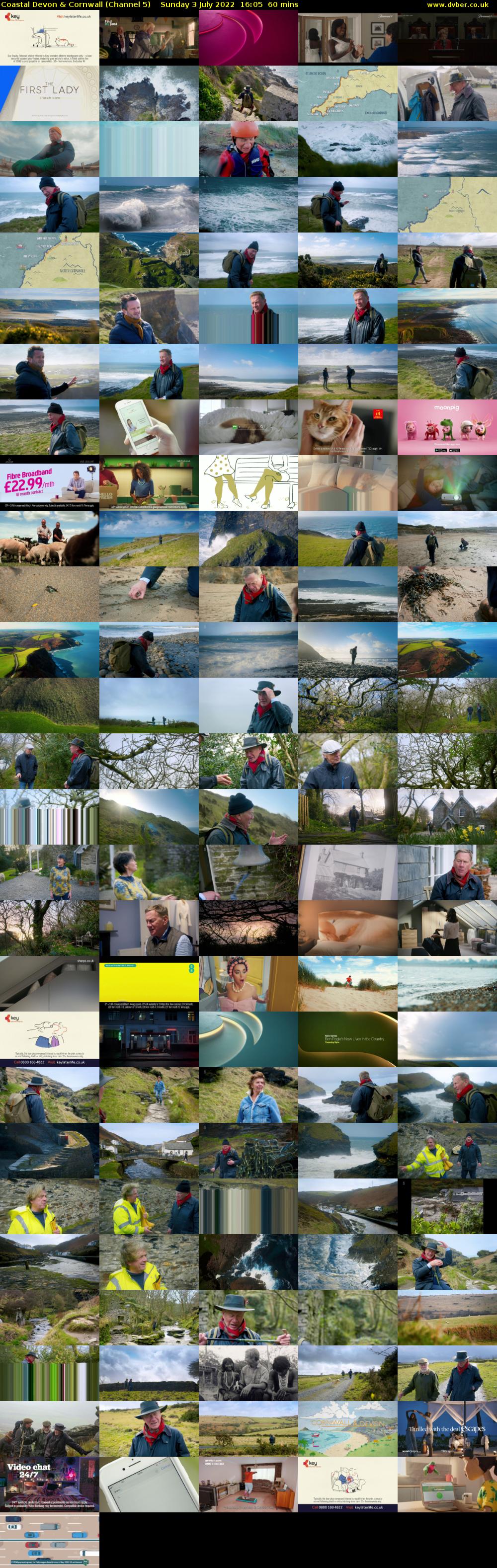 Coastal Devon & Cornwall (Channel 5) Sunday 3 July 2022 16:05 - 17:05