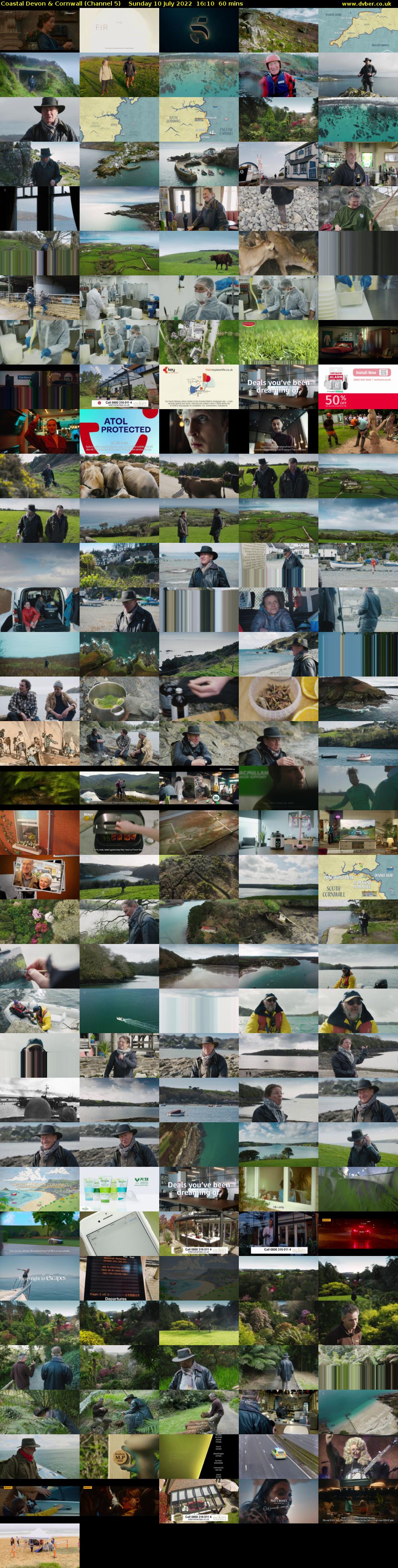 Coastal Devon & Cornwall (Channel 5) Sunday 10 July 2022 16:10 - 17:10