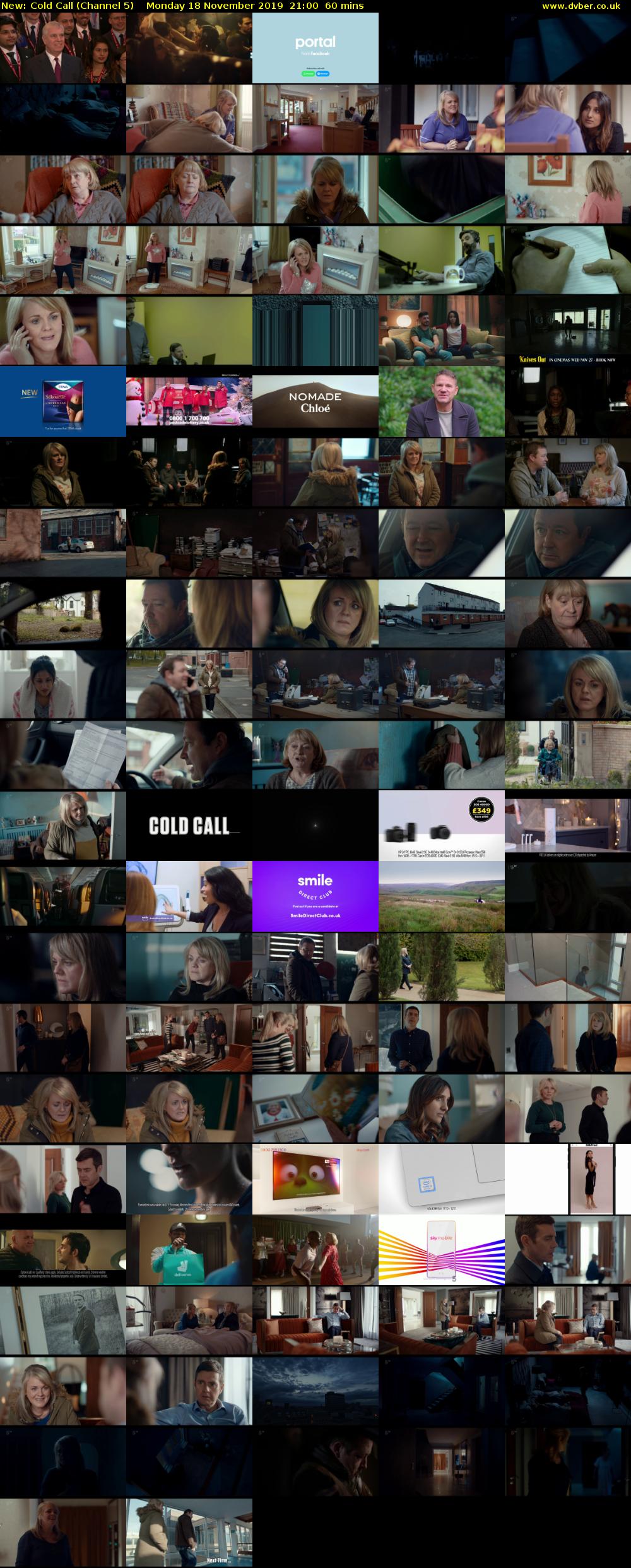 Cold Call (Channel 5) Monday 18 November 2019 21:00 - 22:00