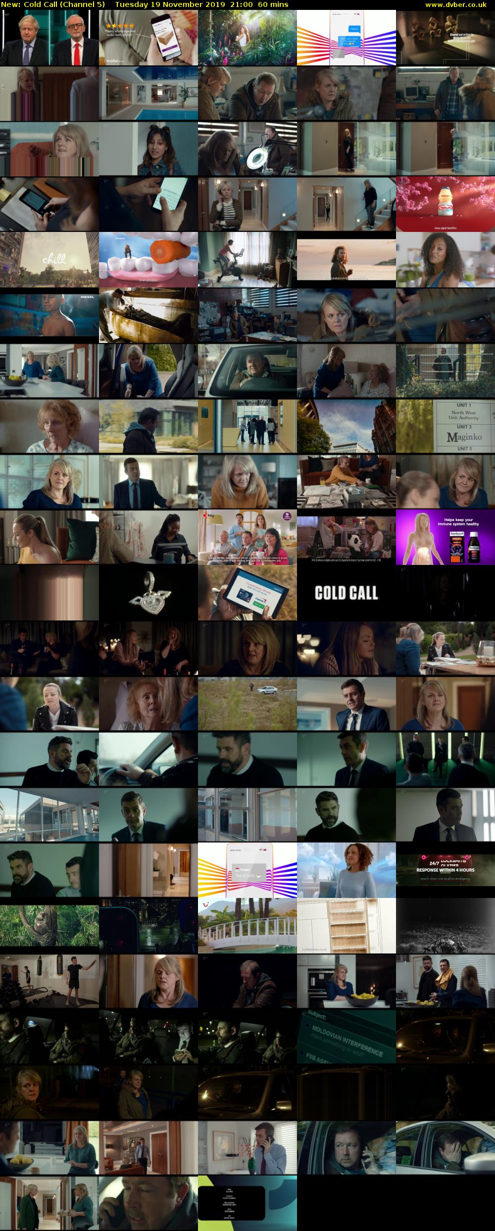 Cold Call (Channel 5) Tuesday 19 November 2019 21:00 - 22:00