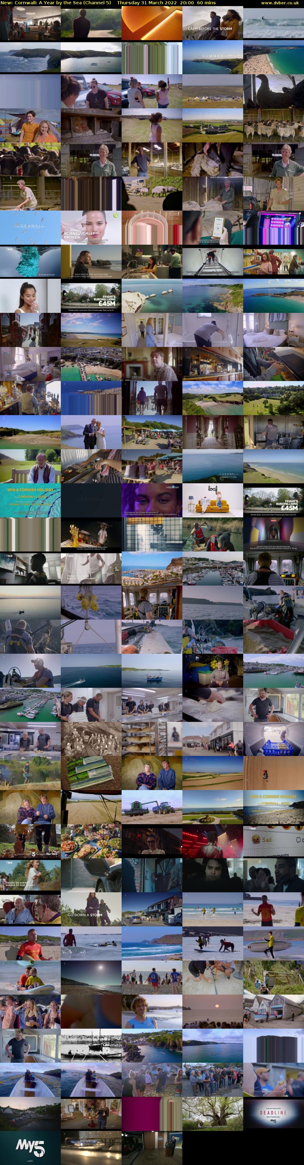 Cornwall: A Year by the Sea (Channel 5) Thursday 31 March 2022 20:00 - 21:00