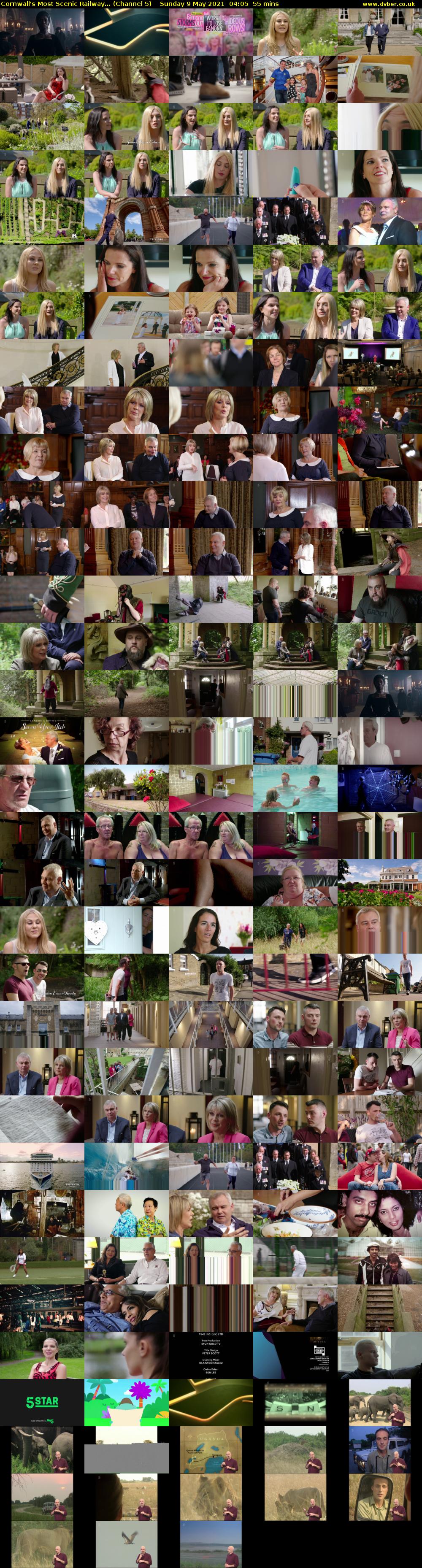 Cornwall's Most Scenic Railway... (Channel 5) Sunday 9 May 2021 04:05 - 05:00