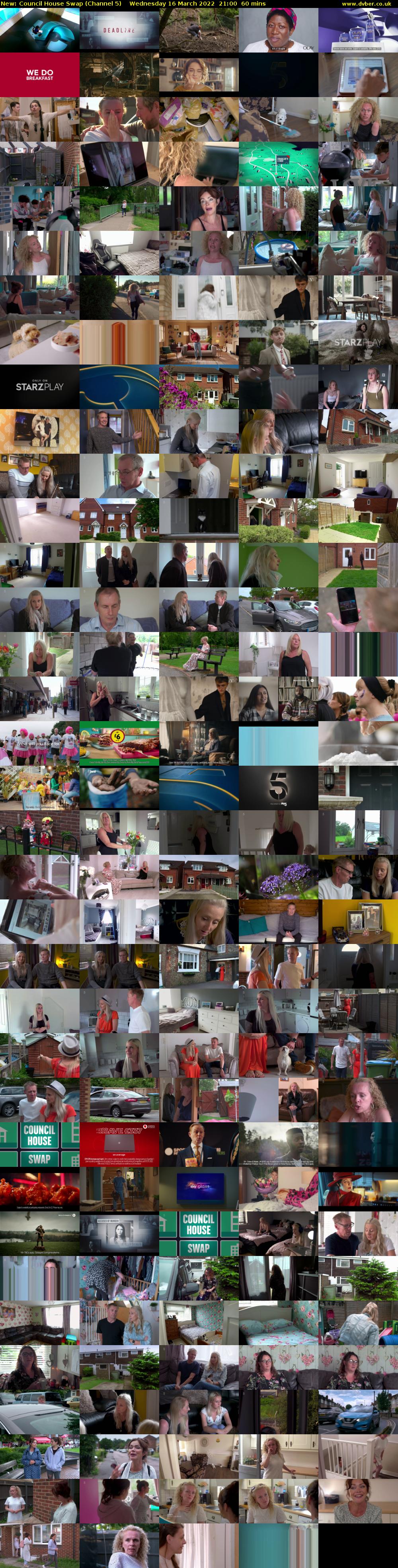 Council House Swap (Channel 5) Wednesday 16 March 2022 21:00 - 22:00