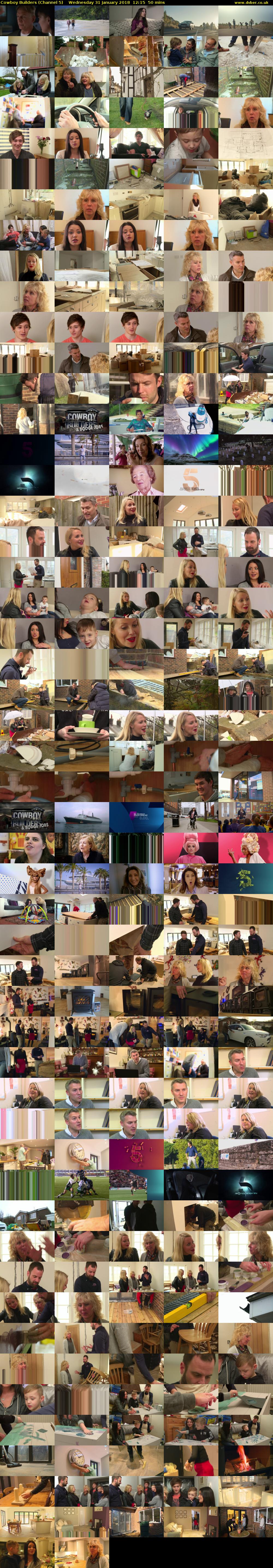 Cowboy Builders (Channel 5) Wednesday 31 January 2018 12:15 - 13:05
