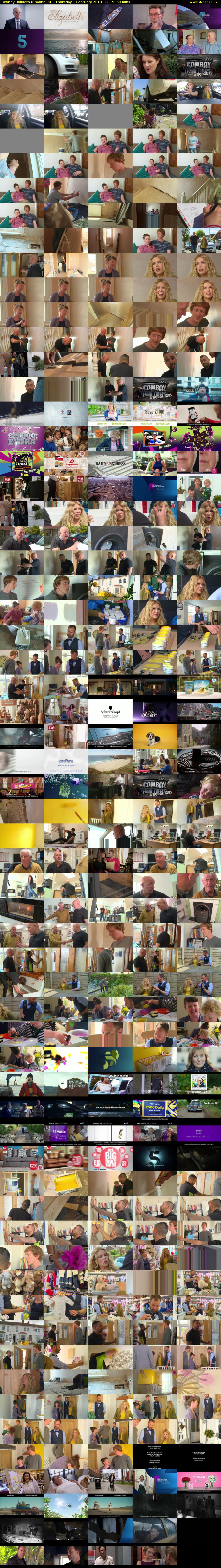 Cowboy Builders (Channel 5) Thursday 1 February 2018 12:15 - 13:15