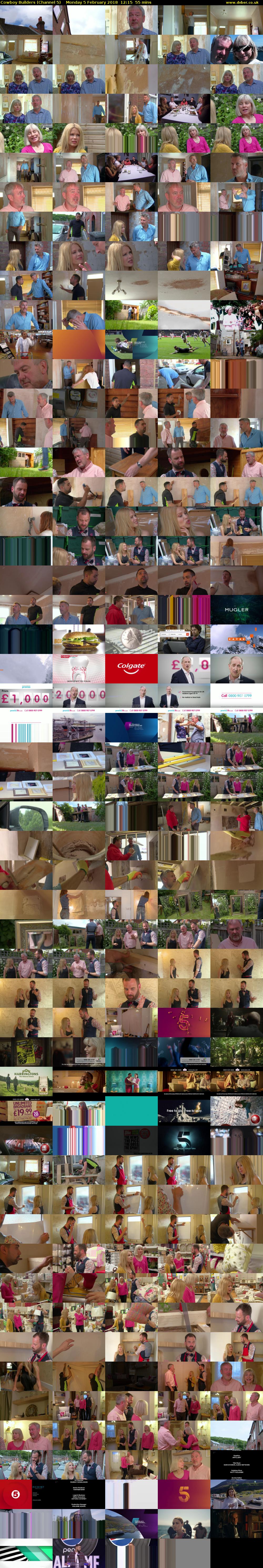 Cowboy Builders (Channel 5) Monday 5 February 2018 12:15 - 13:10