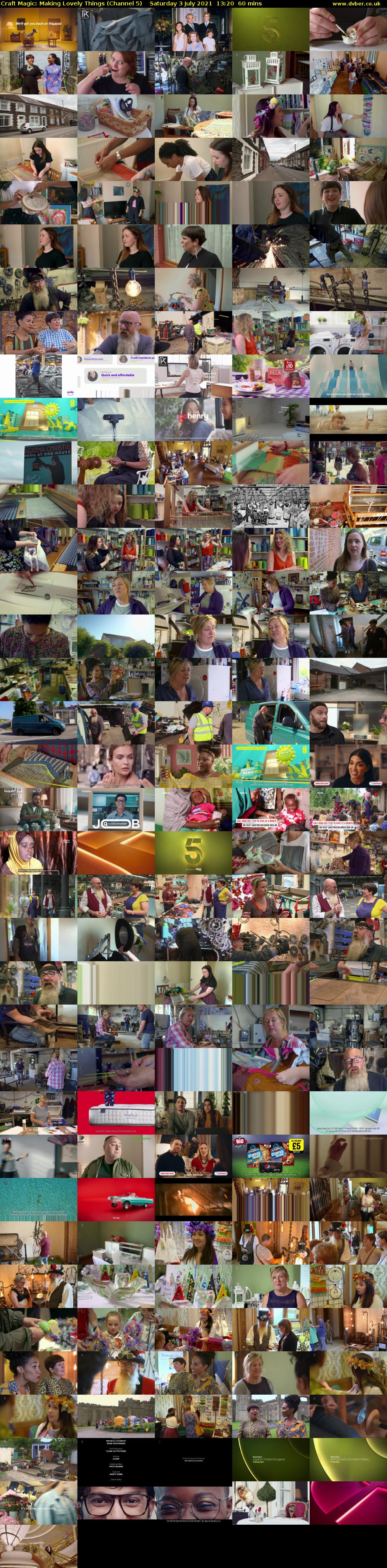 Craft Magic: Making Lovely Things (Channel 5) Saturday 3 July 2021 13:20 - 14:20