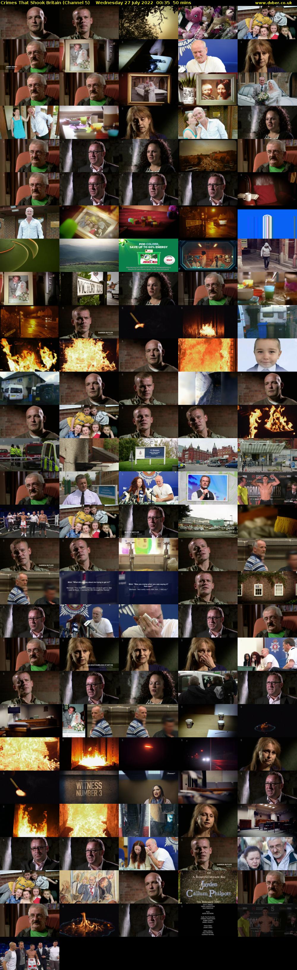Crimes That Shook Britain (Channel 5) Wednesday 27 July 2022 00:35 - 01:25