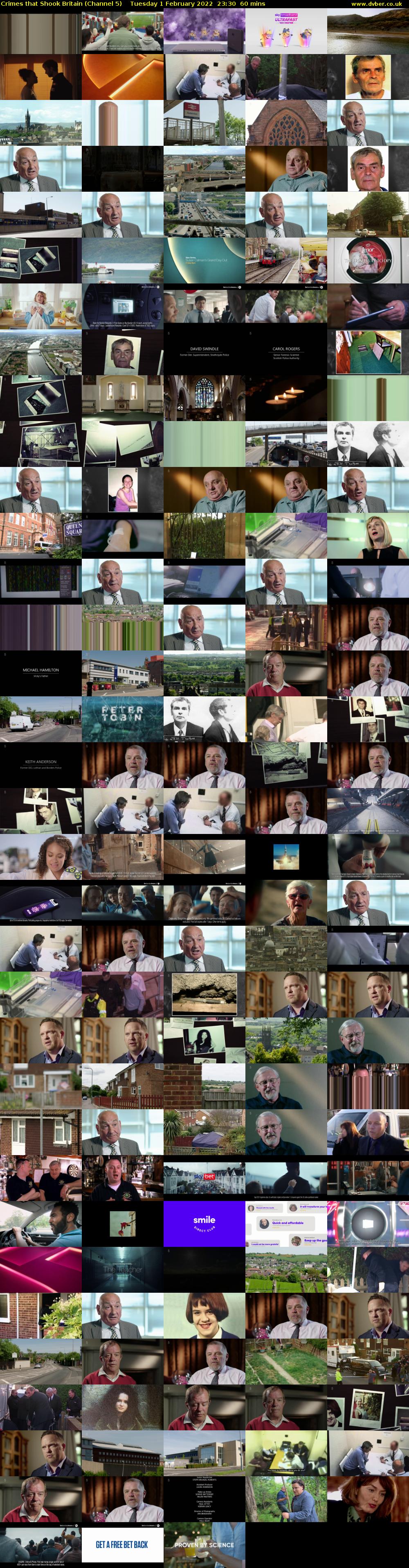 Crimes that Shook Britain (Channel 5) Tuesday 1 February 2022 23:30 - 00:30