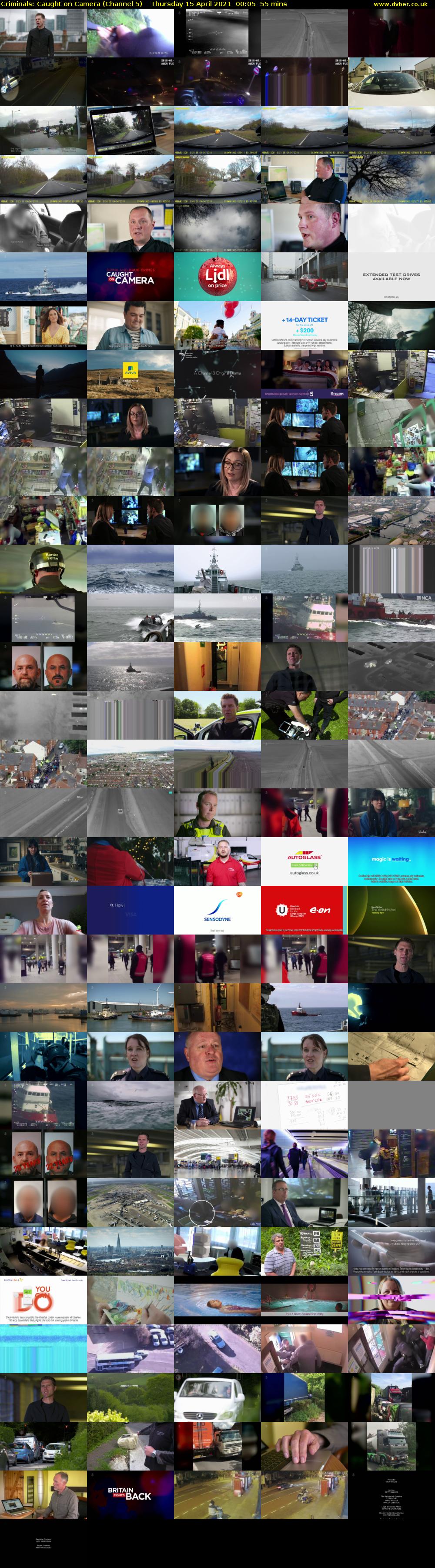 Criminals: Caught on Camera (Channel 5) Thursday 15 April 2021 00:05 - 01:00