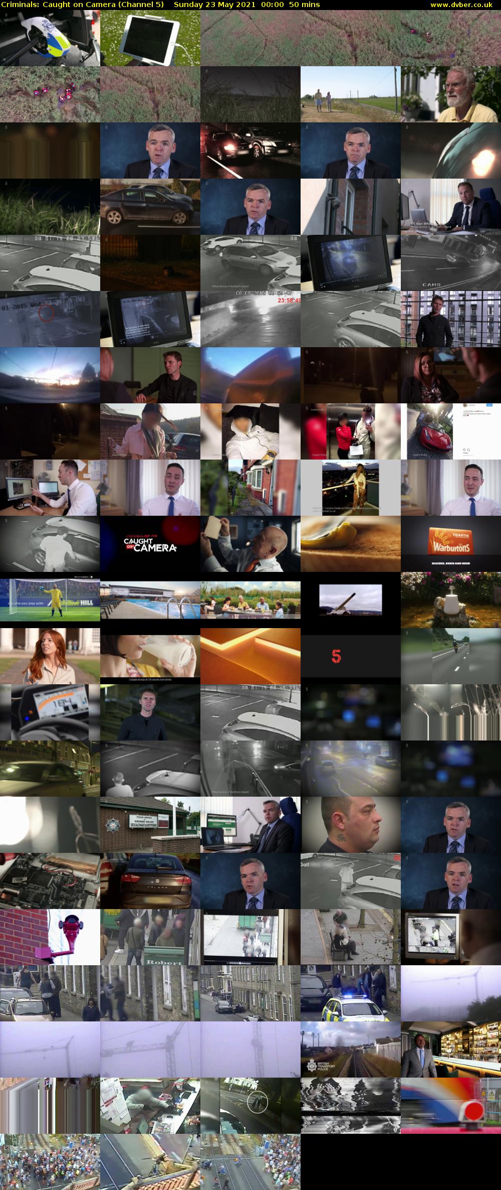 Criminals: Caught on Camera (Channel 5) Sunday 23 May 2021 00:00 - 00:50