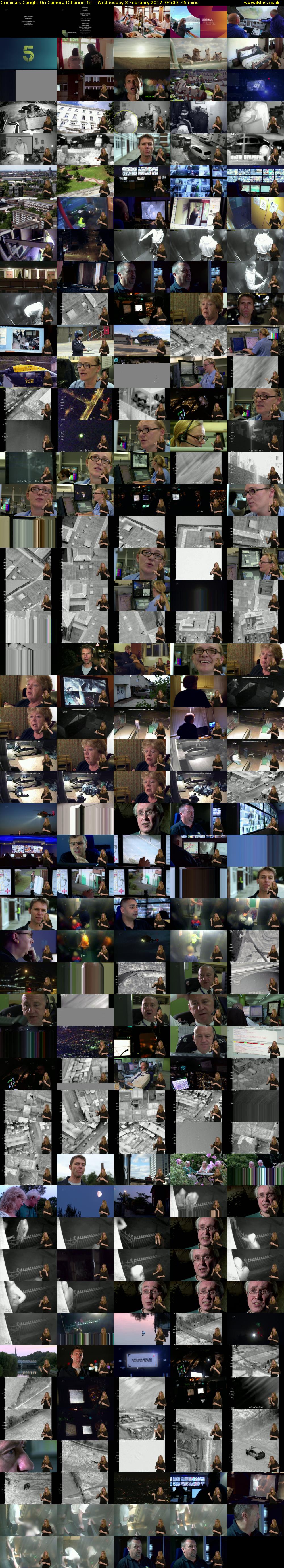 Criminals Caught On Camera (Channel 5) Wednesday 8 February 2017 04:00 - 04:45