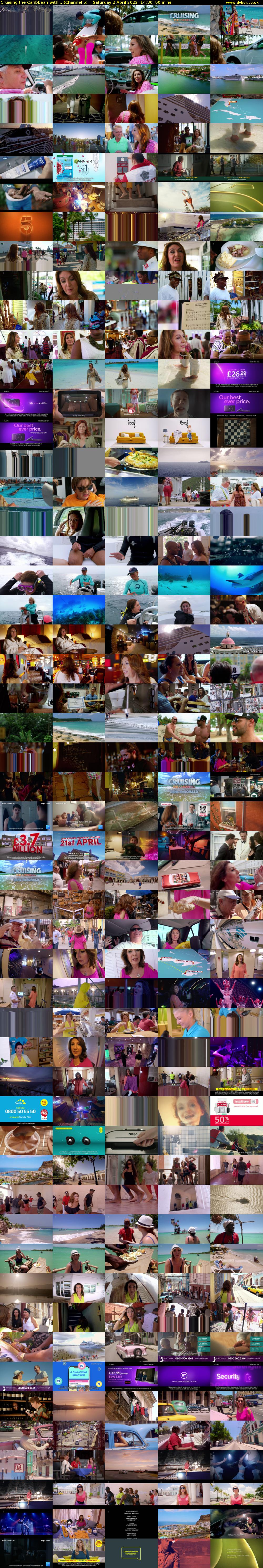 Cruising the Caribbean with... (Channel 5) Saturday 2 April 2022 14:30 - 16:00