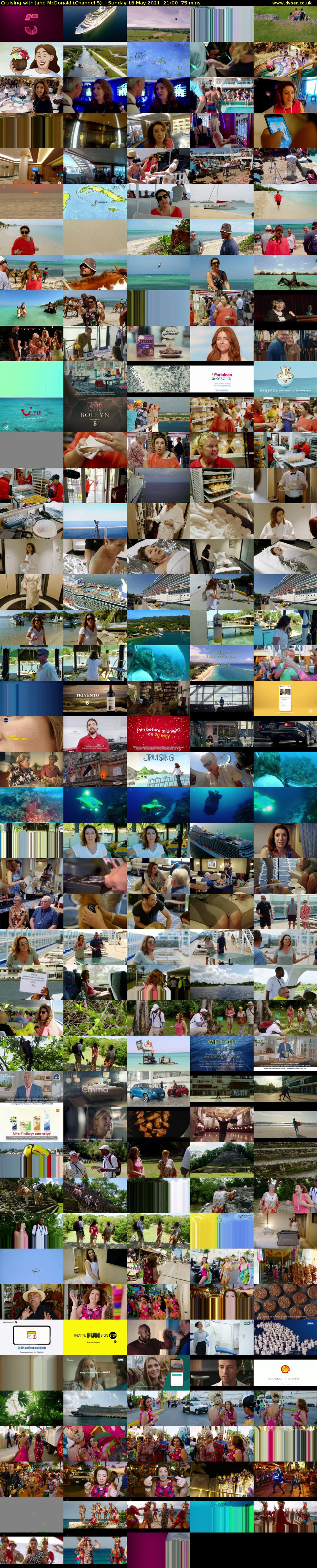 Cruising with Jane McDonald (Channel 5) Sunday 16 May 2021 21:00 - 22:15