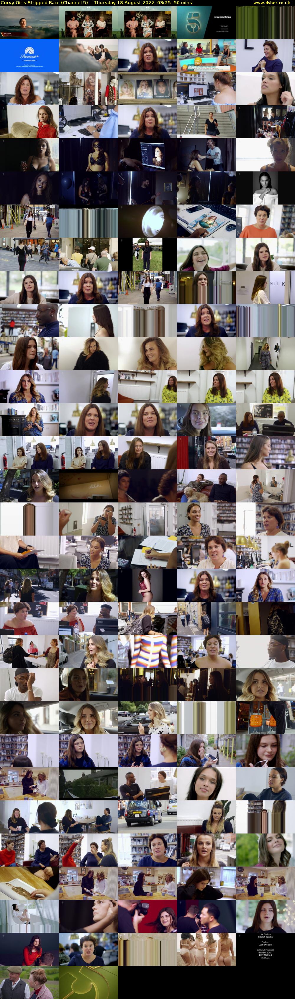 Curvy Girls Stripped Bare (Channel 5) Thursday 18 August 2022 03:25 - 04:15
