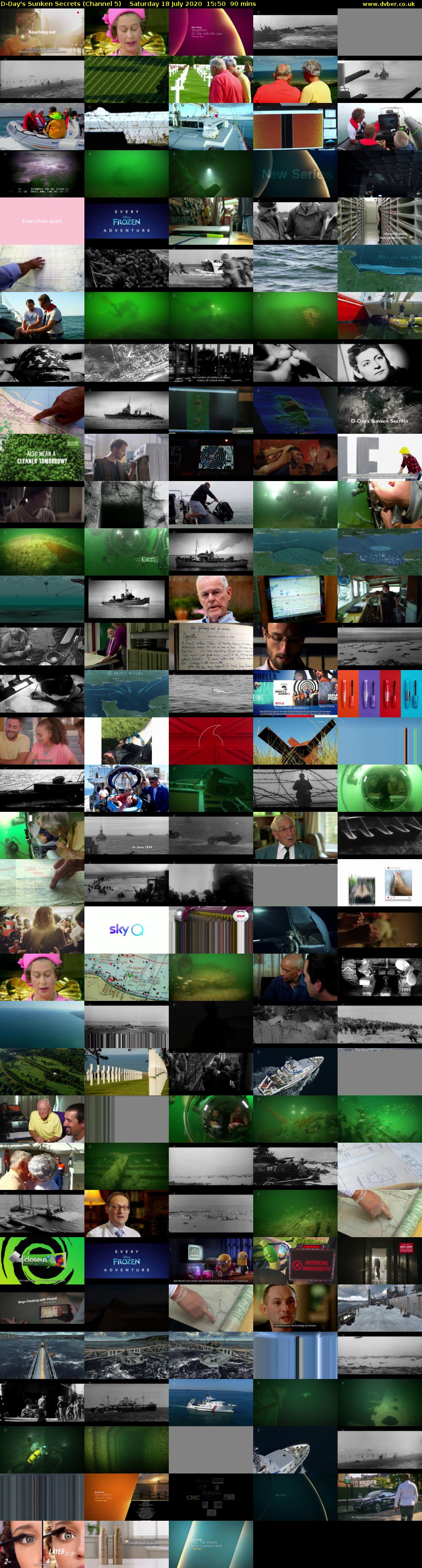 D-Day's Sunken Secrets (Channel 5) Saturday 18 July 2020 15:50 - 17:20