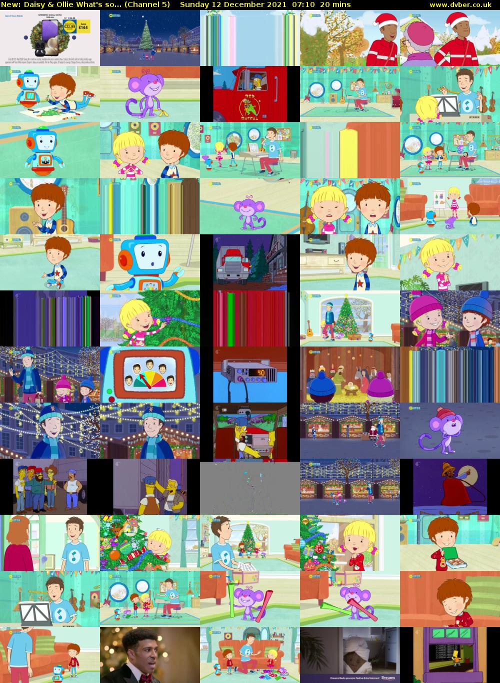 Daisy & Ollie What's so... (Channel 5) Sunday 12 December 2021 07:10 - 07:30