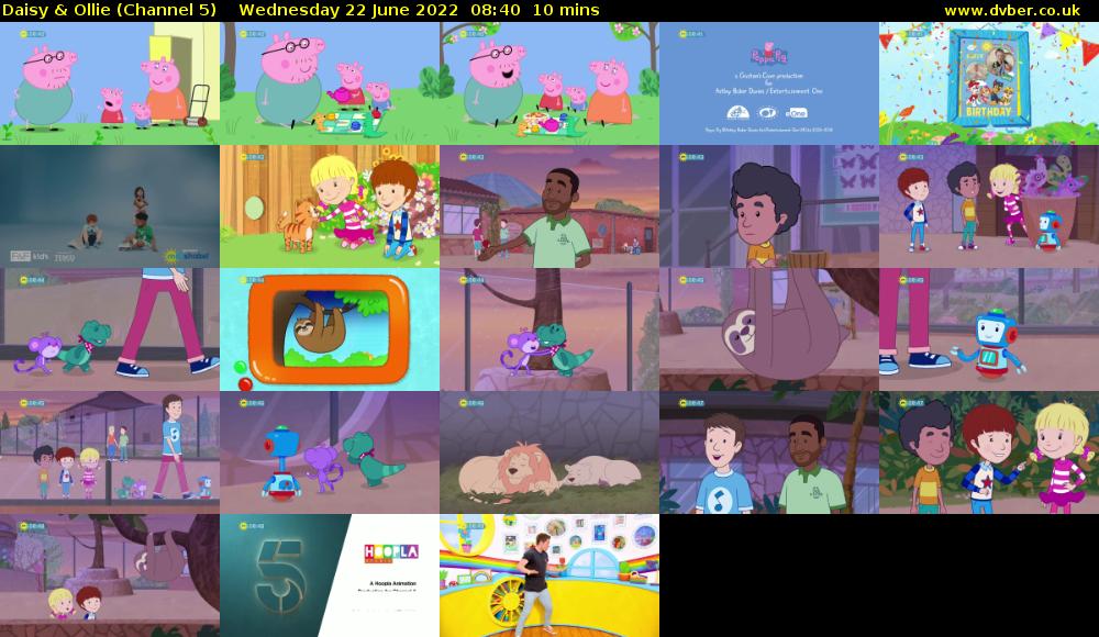 Daisy & Ollie (Channel 5) Wednesday 22 June 2022 08:40 - 08:50