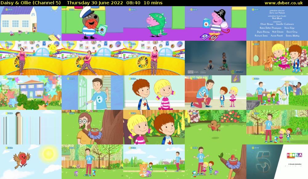Daisy & Ollie (Channel 5) Thursday 30 June 2022 08:40 - 08:50