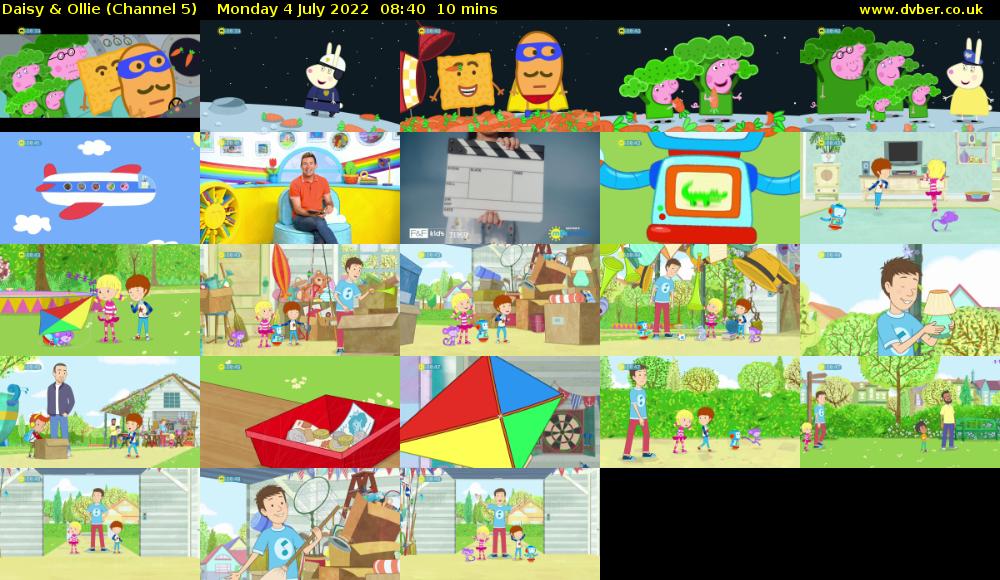 Daisy & Ollie (Channel 5) Monday 4 July 2022 08:40 - 08:50
