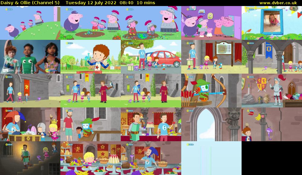 Daisy & Ollie (Channel 5) Tuesday 12 July 2022 08:40 - 08:50