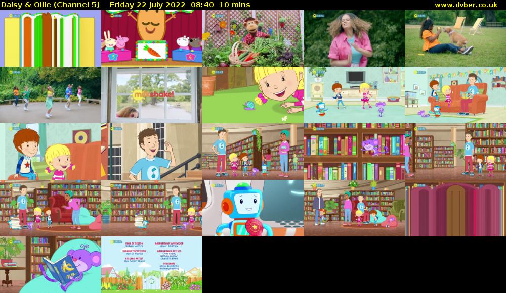 Daisy & Ollie (Channel 5) Friday 22 July 2022 08:40 - 08:50