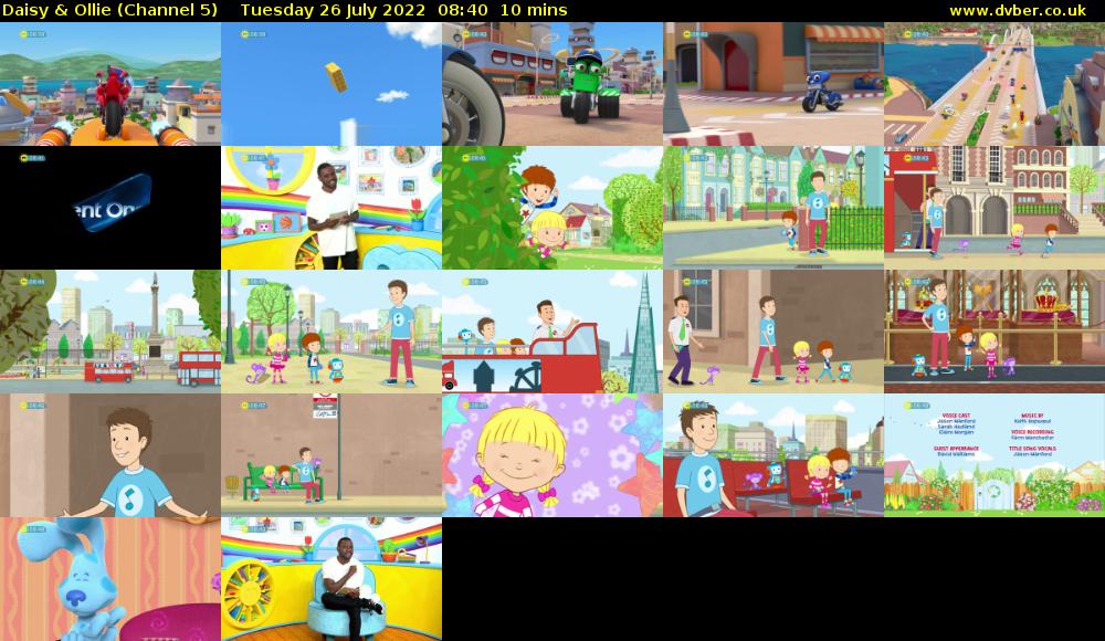 Daisy & Ollie (Channel 5) Tuesday 26 July 2022 08:40 - 08:50