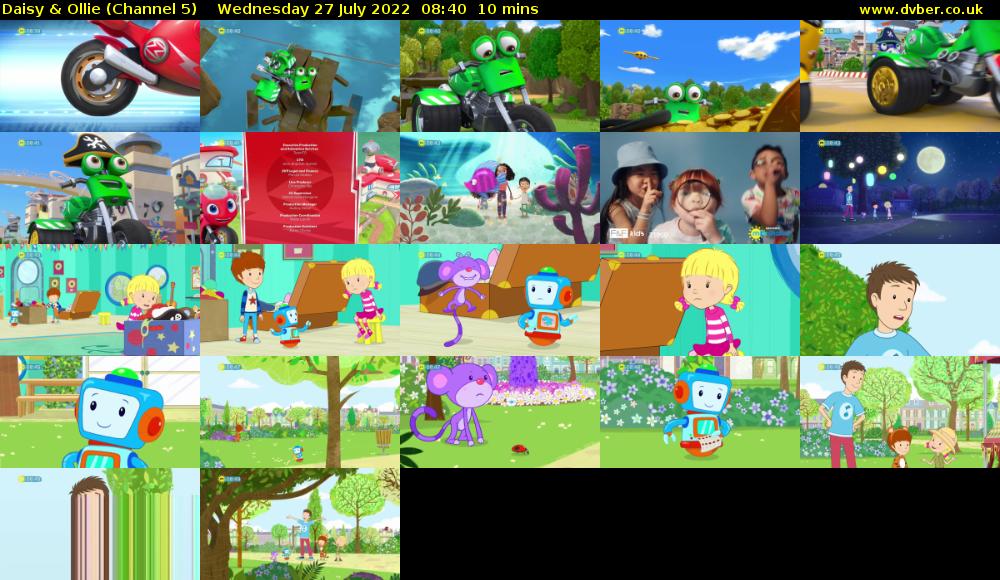 Daisy & Ollie (Channel 5) Wednesday 27 July 2022 08:40 - 08:50