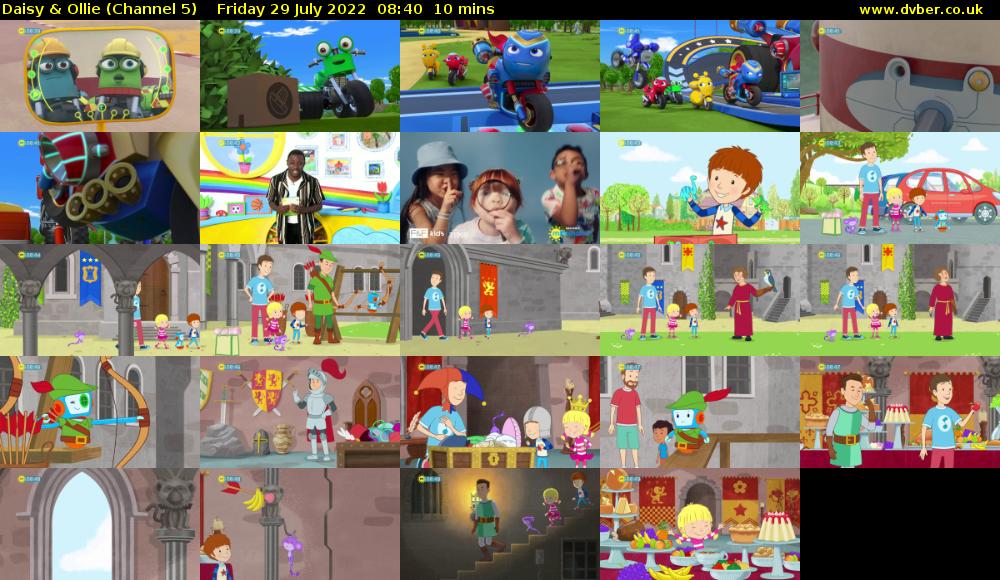 Daisy & Ollie (Channel 5) Friday 29 July 2022 08:40 - 08:50